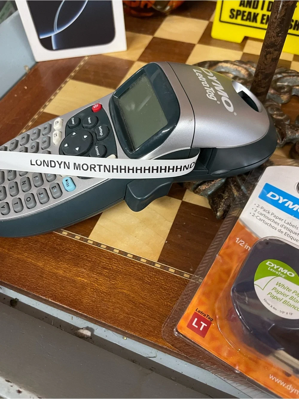 Dymo LetraTag 100H handheld label maker